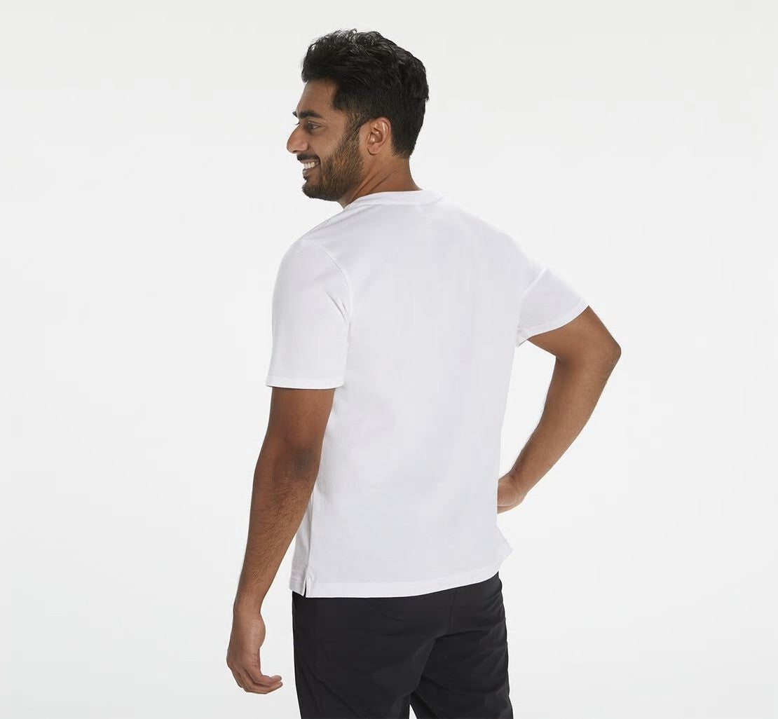 HOKA|Men's Brand Tee White