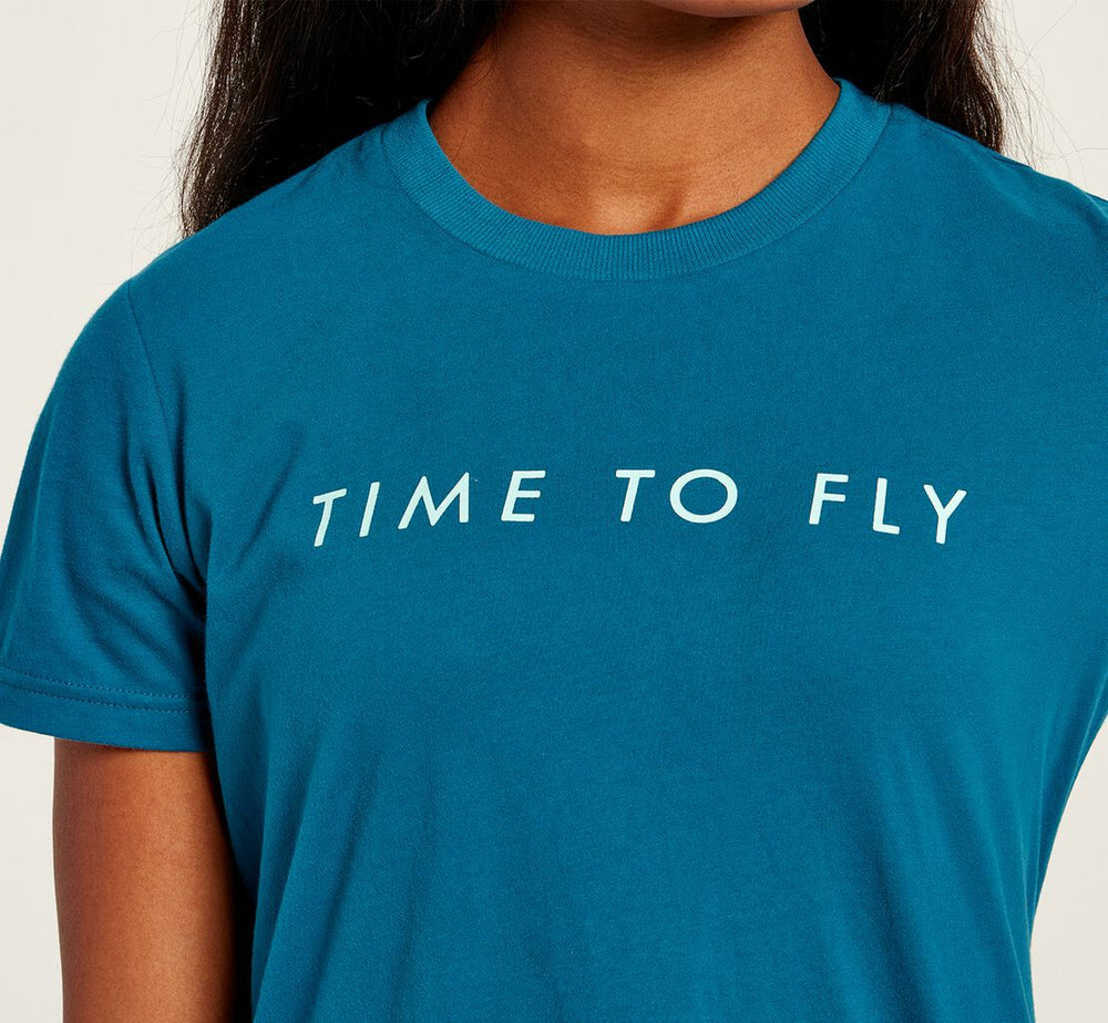 HOKA|Women's Brand Tee Moroccan Blue