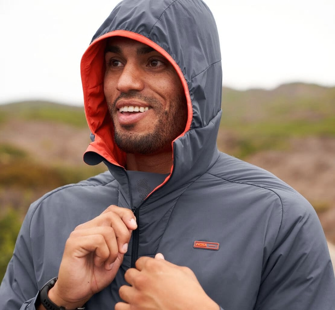 HOKA|Men's Hybrid Run Jacket Ombre Blue