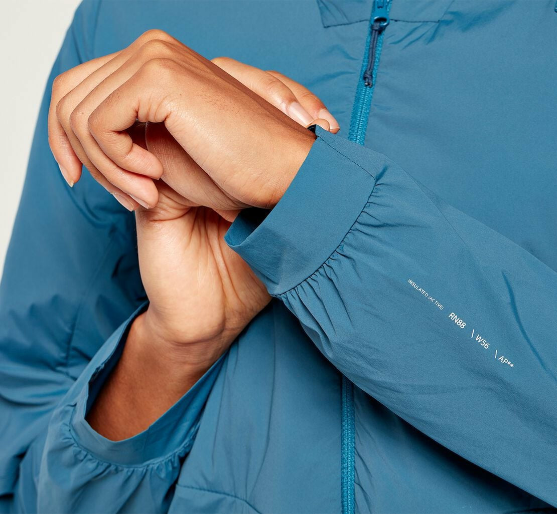 HOKA|Women's Hybrid Run Jacket Moroccan Blue