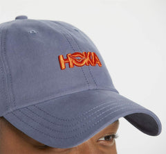 HOKA|All Gender Casual Hat Blue Grey / Vermilion Orange
