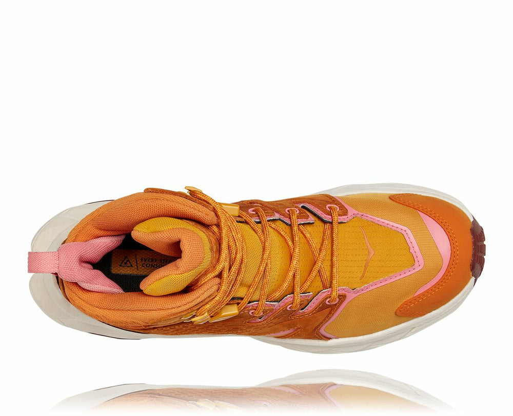 HOKA|Women's Anacapa Mid GORE-TEX Desert Sun / Golden Yellow