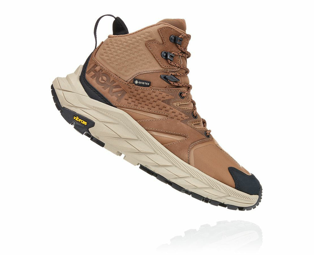 HOKA|Women's Anacapa Mid GORE-TEX Otter / Black