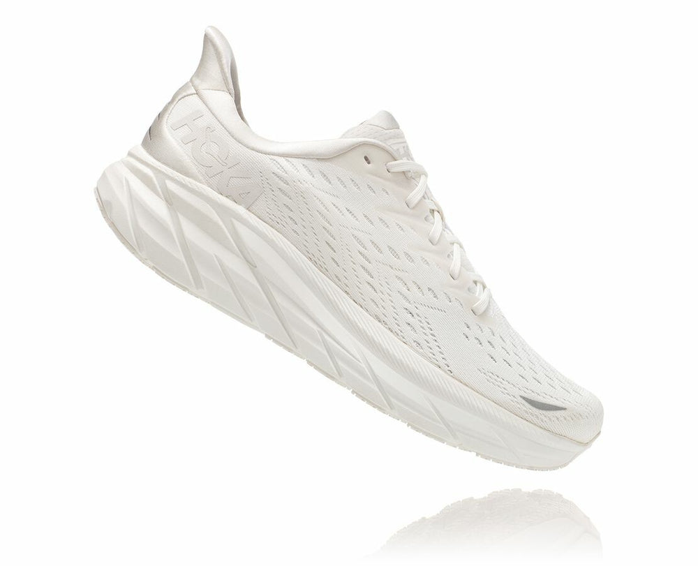 HOKA|Men's Clifton 8 White / White