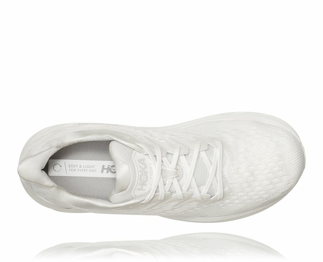 HOKA|Men's Clifton 8 White / White