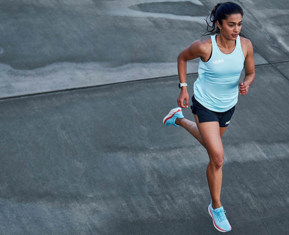 HOKA|Women's Clifton 8 Aquarelle / Eggshell Blue