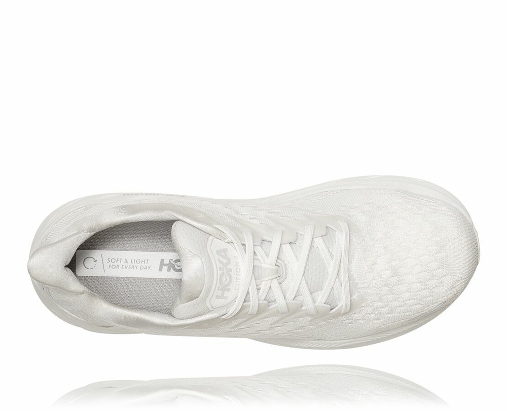 HOKA|Women's Clifton 8 White / White