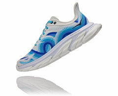 HOKA|All Gender Clifton Edge Geometric Dazzling Blue / Blue Flower