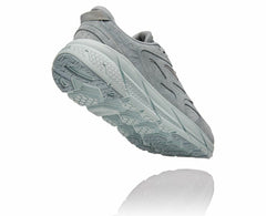 HOKA|All Gender Clifton L Suede Grey Mist / Misty Blue