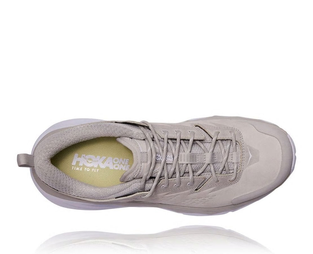 HOKA|All Gender Kaha Low GORE-TEX Lunar Rock / White